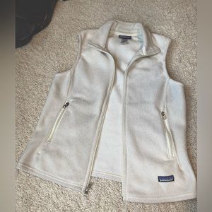 Patagonia Fleece Cream Vest Women’s M
